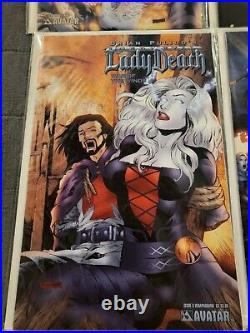 Lady Death Comics WAR OF THE WINDS 10 issues/Mini Poster MINT CONDITION NEVER RE