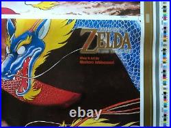 Legend of Zelda A Link to the Past RARE UNCUT Nintendo PROMO POSTER Ishinomori