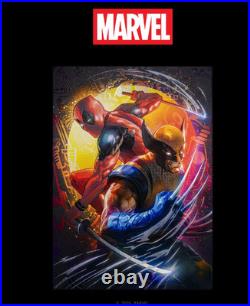Limited Edition Deadpool and Wolverine Displate Metal Poster- New # to 1000