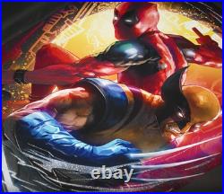 Limited Edition Deadpool and Wolverine Displate Metal Poster- New # to 1000
