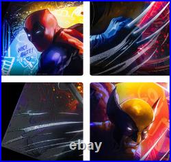 Limited Edition Deadpool and Wolverine Displate Metal Poster- New # to 1000