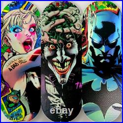 Limited Edition Displates The Joker, Caped Crusader, Harley Quinn Sealed NEW Limited Edition Displates The Joker, Caped Crusader, Harley Quinn Sealed NEW