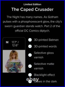 Limited Edition Displates The Joker, Caped Crusader, Harley Quinn Sealed NEW Limited Edition Displates The Joker, Caped Crusader, Harley Quinn Sealed NEW