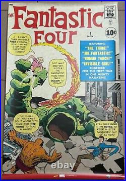 Limited Print The Fantastic Four Marvel Comic Book No. 1 Cover Poster 75 of 500