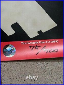 Limited Print The Fantastic Four Marvel Comic Book No. 1 Cover Poster 75 of 500