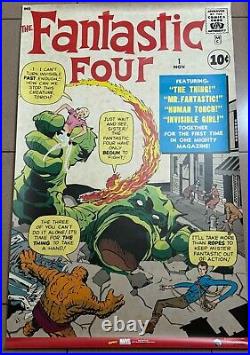 Limited Print The Fantastic Four Marvel Comic Book No. 1 Cover Poster 75 of 500