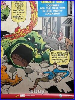 Limited Print The Fantastic Four Marvel Comic Book No. 1 Cover Poster 75 of 500