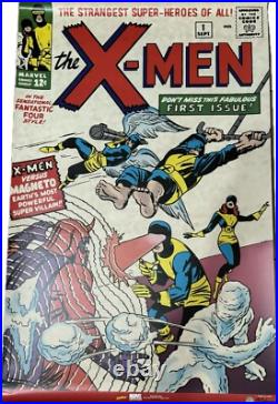 Limited Print X-Men Comic Book Cover 1963 Poster No. 1 Marvel Jack Kirby 153/500