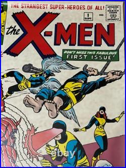Limited Print X-Men Comic Book Cover 1963 Poster No. 1 Marvel Jack Kirby 153/500