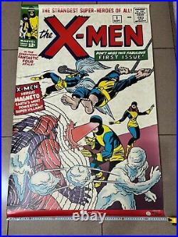 Limited Print X-Men Comic Book Cover No. 1 (1963) Marvel 153 of 500 Hologram New