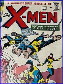 Limited Print X-Men Comic Book Cover No. 1 (1963) Marvel 153 of 500 Hologram New