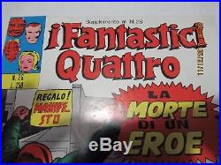 Locandina Fantastici Quattro N. # 26 Jack Kirby Marvel Corno Gadget 1973 Poster