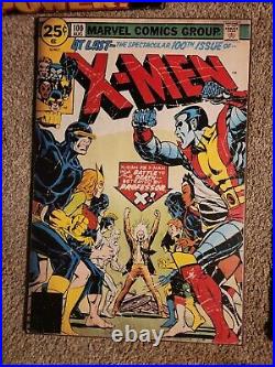 Lot 5 Retro Comic Book Wooden Wall Art Poster 13x19 Marvel Comics Hulk Xmen