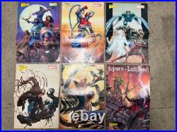 Lot Of 14 Vintage Wizard Magazine Mini Posters Double Sided Spawn 16x11 Marvel