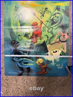 Lot Of 14 Vintage Wizard Magazine Mini Posters Double Sided Spawn 16x11 Marvel