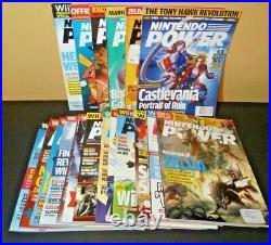 Lot of 20 Nintendo Power Mags Vols 204-226 All Posters Comics Inserts NM