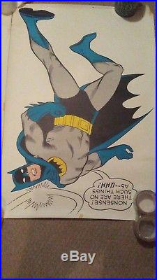 Lot of 3 all original 1966 Batman Poster Vintage one stop collection