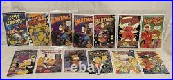 Lot of The Simpsons, Itchy & Scratchy, Bartman, & Radioactive Bongo Comics Books