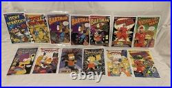 Lot of The Simpsons, Itchy & Scratchy, Bartman, & Radioactive Bongo Comics Books