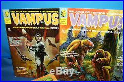 Lote 78 Comics VAMPUS colección casi completa 74 números + 4 extras-con posters