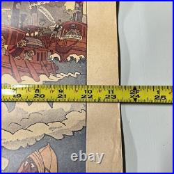 Lyoner Feininger Poster Karikaturen Comics 1981 Chicago Tribune Rare Hamburg Lyoner Feininger Poster Karikaturen Comics 1981 Chicago Tribune Rare Hamburg