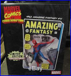 MARVEL Replicas AMAZING Fantasy SPIDER-MAN #15 3D-POSTER COMIC COVER STATUE Bust