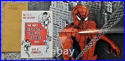 MARVEL VALUE STAMP BOOK AND SPIDER-MAN POSTER EXTREMELY RARE NM/M Marvel 1973