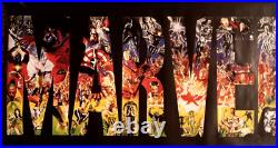 MARVELS Comic Jumbo Logo Poster Marvel Comics 1994 Alex Ross Art 30x59 MINT