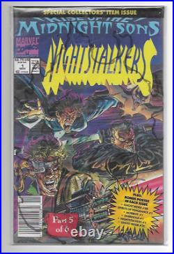 MIDNIGHT SONS 1-6 SEALED WithPOSTERS MORBIUS NIGHTSTALKER GHOST RIDER NM