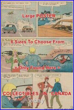 MIGHTY MUSTANG 1967 Race HEMI- Car = 6 POSTERS Comic Book 10 SIZES 17 3 FEET