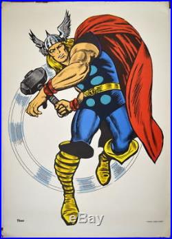 MIGHTY THOR MMMS CLUB POSTER Marvel RARE Personality Posters 1966 Marvelmania