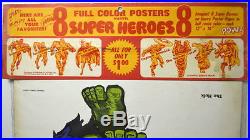 MMMS CLUB POSTER SET FACTORY SEALED Marvel RARE Personality Posters 1966 RARE