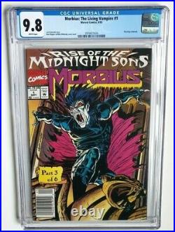 MORBIUS #1 CGC 9.8 +NEWSSTAND+ RISE OF THE MIDNIGHT SONS With ORIGINAL POSTER