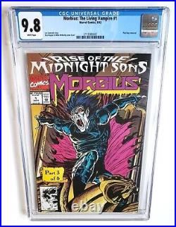 MORBIUS #1 CGC 9.8 RISE OF THE MIDNIGHT SONS With ORIGINAL POSTER & BAG