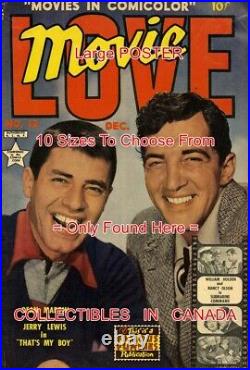 MOVIE LOVE 1951 Martin & Lewis HOLDEN Olson = POSTER Comic Book 10 SIZES 17-62