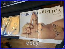 Madonna SEX Book 1992 1st US Edition Mylar Cover Comic CD With Included Poster