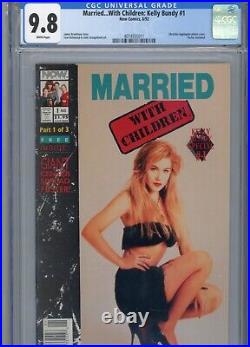Married With Children Kelly Bundy #1 Mt 9.8 Cgc Applegate Photo Cover Poster Inc