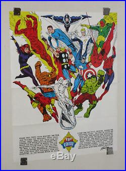 Marvel 1973 Foom poster 1Iron Man/Thor/Captain America/Avengers/Spider-man/Hulk