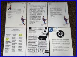 Marvel And DC Promotional Material Folder WithPosters
