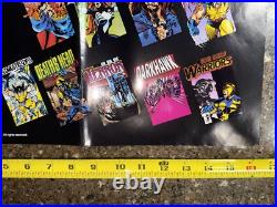 Marvel And DC Promotional Material Folder WithPosters