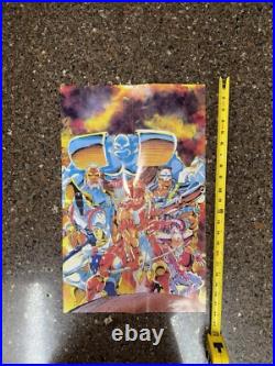 Marvel And DC Promotional Material Folder WithPosters