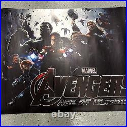 Marvel Avengers Age Of Ultron Movie Theater MCU Comic Poster Vinyl Banner 4x3