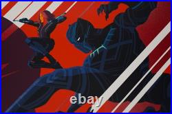 Marvel Captain America Civil War VARIANT Screen Print by Tom Whalen 2017 Marvel Captain America Civil War VARIANT Screen Print by Tom Whalen 2017