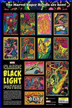 Marvel Classic Black Light Collectible Poster Portfolio by Abrams Books English