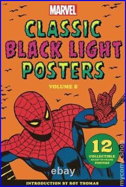 Marvel Classic Black Light Collectible Posters SET-2 NM 2022 Stock Image