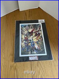 Marvel Comic Book Artwork Fearless Limited Edition Lithograph Extremely Rare