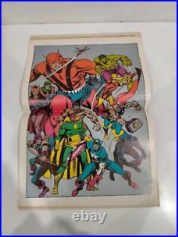 Marvel Comic Super Heroes #391 November 1982 With Poster British Uk Monthly