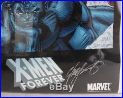 Marvel Comics 2009 X Men Door Poster Signed Jim Lee Chris Claremont 20 X 55 Rare