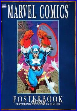 Marvel Comics Poster Book 1991 11X16
