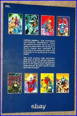 Marvel Comics Poster Book 1991 11X16